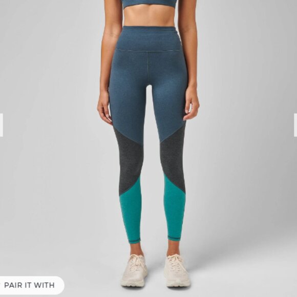 greatness wins Pants - Greatness Wins High Waist Essential Color Block Legging Medium